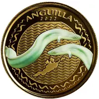 10 Dollars - Elizabeth II Eel, Colored
