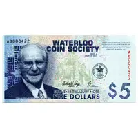 5 Dollars - Waterloo Coin Society Ontario