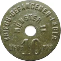 10 Pfennig - Münster Kriegsgefangenenlager Münster II