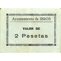 2 Pesetas Ibros