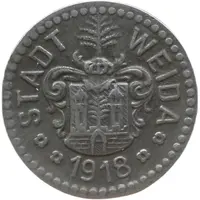 5 Pfennig - Weida