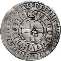 1 Groschen Tournois Counterstamped