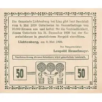 50 Heller Lichtenberg