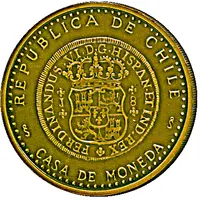 Medal - First silver coin of Chile