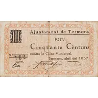 50 Céntimos Térmens