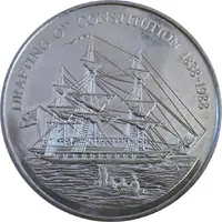 1 Dollar - Elizabeth II Drafting of the Constitution