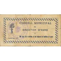 25 Céntimos Ginestar d'Ebre