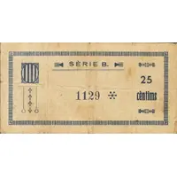 25 Céntimos Ginestar d'Ebre