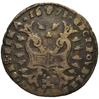 Token - Carlos II - The Finance Office, Brussels