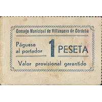 1 Peseta Villanueva de Córdoba