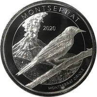 2 Dollars - Elizabeth II Montserrat Oriole