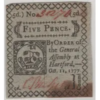 5 Pence Colony of Connecticut