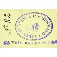 1 Peseta Gayanes