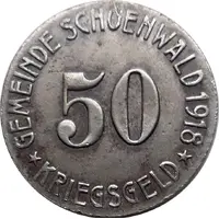 50 Pfennig - Schönwald