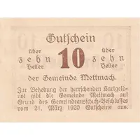10 Heller Mettmach