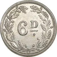 6 Pence King William’s College, Castletown