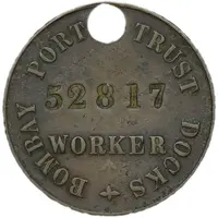 Token - George VI Bombay Port Trust Docks