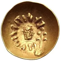 Large Gold Unit c. 1/8 Aureus) - 'Amdān Bayān Yahaqbiḍ (Raydan