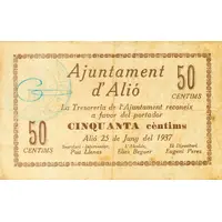 50 Céntimos Alió
