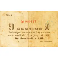 50 Céntimos Alió
