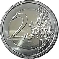 2 Euros - Albert II 10th anniversary of the Royal Wedding