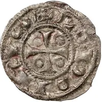 Obol with four annulets - Immobilization of Louis IV