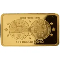 100 Francs CFA Slovakia gold Euro