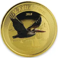 10 Dollars - Elizabeth II Brown Pelican, Colourised