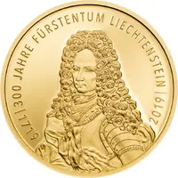 25 Franken - Anton Florian 300 Year Liechtenstein