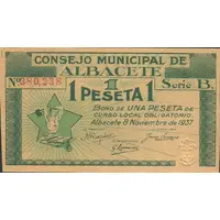 1 Peseta Albacete