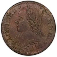 1/2 Penny - Copper 'Mailed Bust Left'