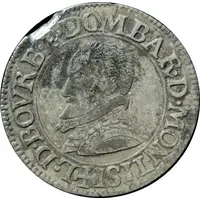 Double Tournois - Louis II 1st type, Silver pattern strike