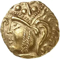 1/4 Stater with tattooed cheek and wolf