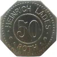 50 Pfennigs - Roth Heinrich Lades