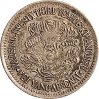 1/2 Jiao - Guangxu Pei Yang Arsenal, type 2, original dragon