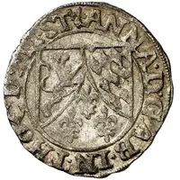 Stiver of 3 Kreuzer - Anne van de Marck with titles of Matthias II