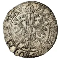 Stiver of 3 Kreuzer - Anne van de Marck with titles of Matthias II