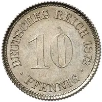 10 Pfennig - Wilhelm I Pattern