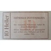 10 Heller Pottenbrunn