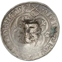 1 Groschen Counterstamped