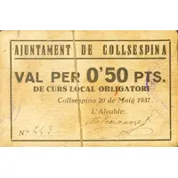 0.50 Pesetas Collsuspina
