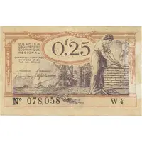 25 Centimes - Chambres de Commerce du Nord [59] et du Pas-de-Calais [62]