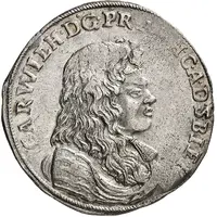 ⅓ Thaler - Charles William