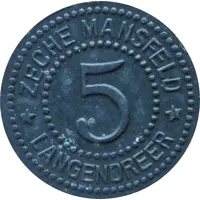 5 Pfennig - Langendreer Zeche Mansfeld