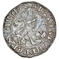 1/2 Gros with knight - Bertrand III