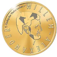 10 Euros - Willem Alexander Dutch Waterlines, gold