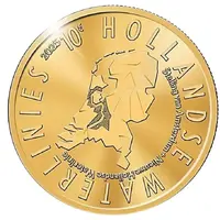 10 Euros - Willem Alexander Dutch Waterlines, gold