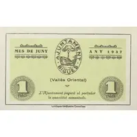 1 Peseta Bigues