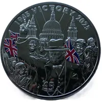 5 Pounds - Charles III VE Day, Colourised