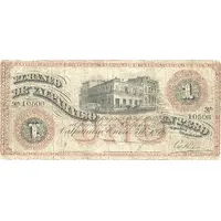 1 Peso Banco de Valparaiso